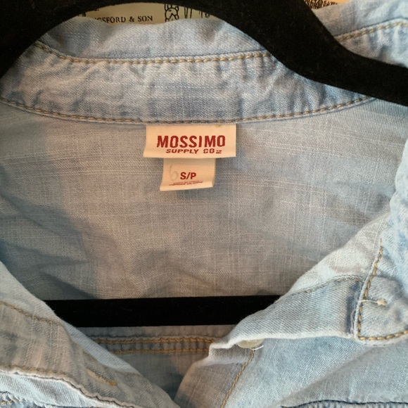 Mossimo Target Brand Button Down T-Shirt SZ Small - Picture 4 of 8